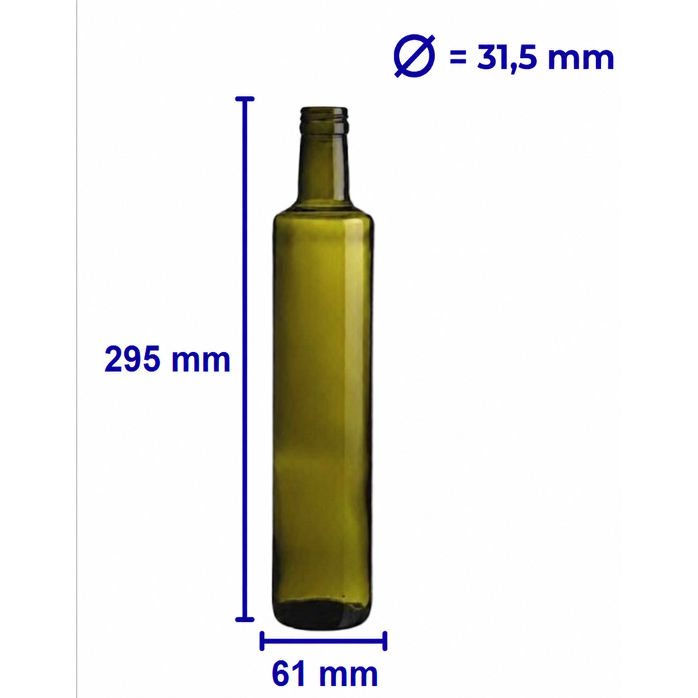 AS017 - 0.50 LT Dorika Tekli Cam Şişe Koruma Straforu (61x295 mm)