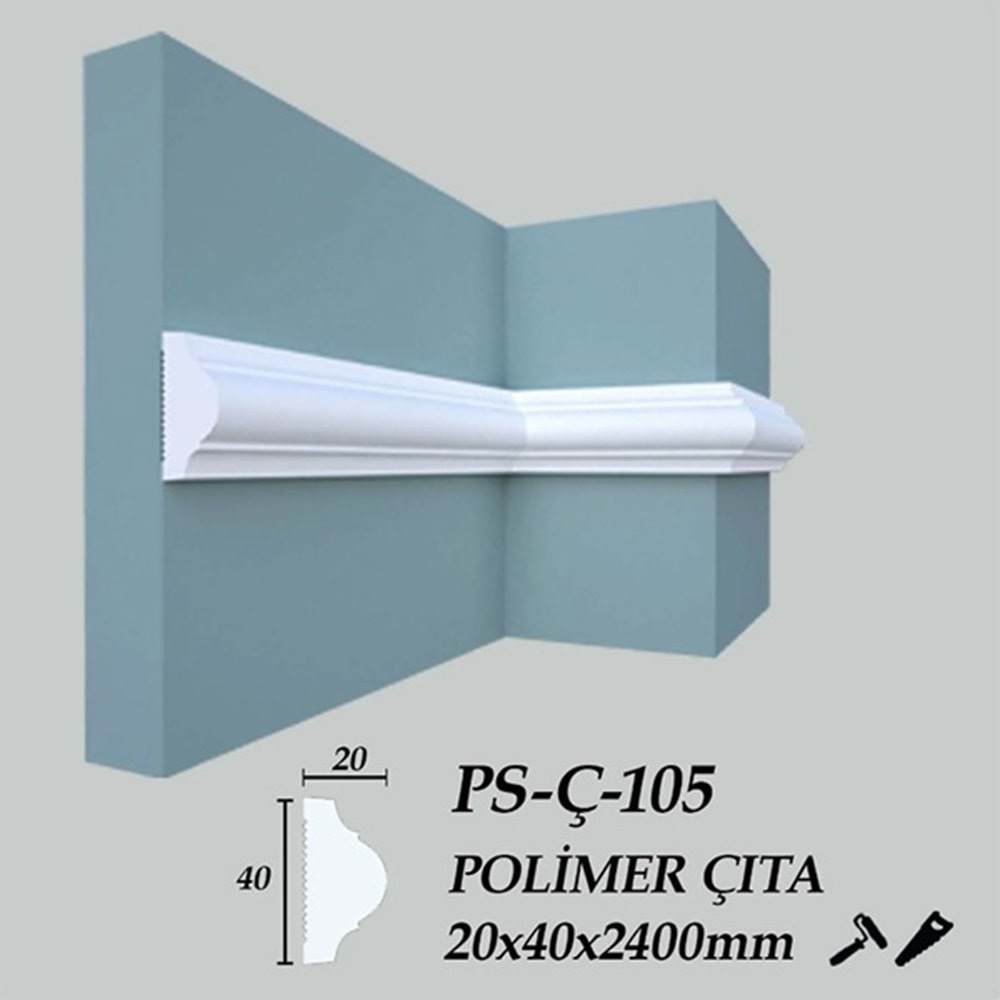 TYT Polimer Bordür PS-ÇB-105 (25x60x2400 mm)