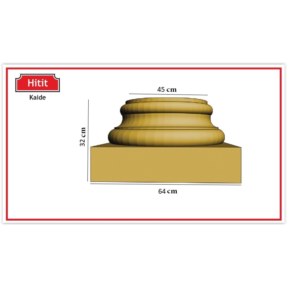 Dekoras Kaide Hitit (Çap 45 cm)