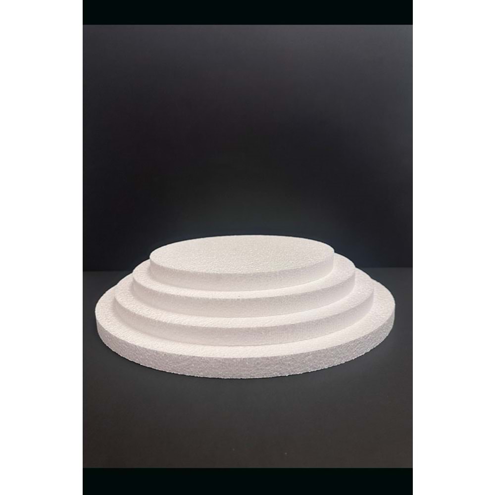 trafor Yuvarlak Pasta Altlığı Taban (40x3 cm) 100 Adet