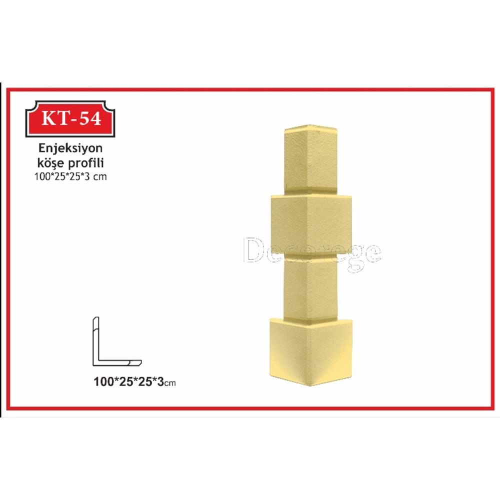 Dekoras Köşe Taşı DKT-54 (15x24x100 cm)