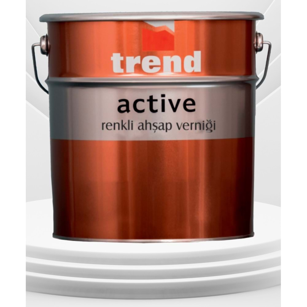 Trend Active Renkli Ahşap Vernik 1/4 (Koyu Meşe)