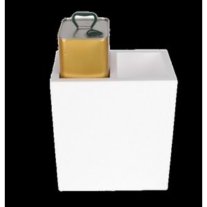 AZ020 - 2 ADET Teneke Koruma Straforu 2Lİ 5 LT (32.2x11.7x15 cm)