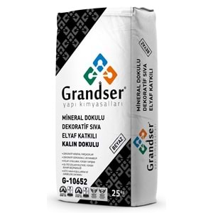 Grandser Mineral Dokulu Dekoratif Sıva (Kalın) 25 kg