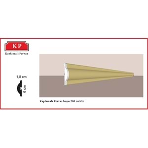 Dekoras Kaplamalı Pervaz (6x1.8 cm)