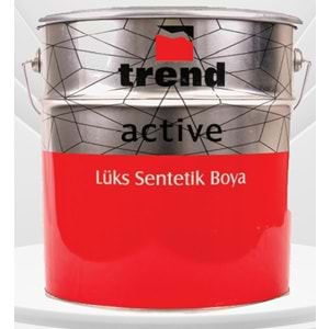 Trend Active Lüks Sentetik Yağlı Boya GLN (Mat Siyah)