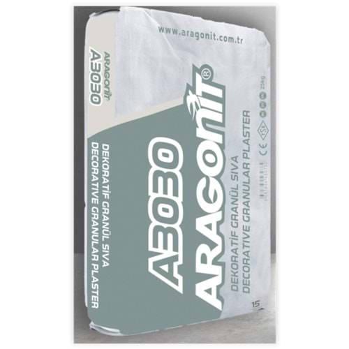 Aragonit Granül Sıva 25 kg (Beyaz)