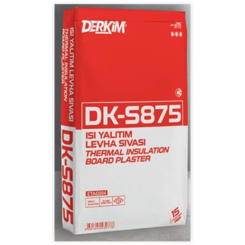 Aragonit Derkim Isı Yalıtım Levha Sıvası 25 kg (Beyaz)