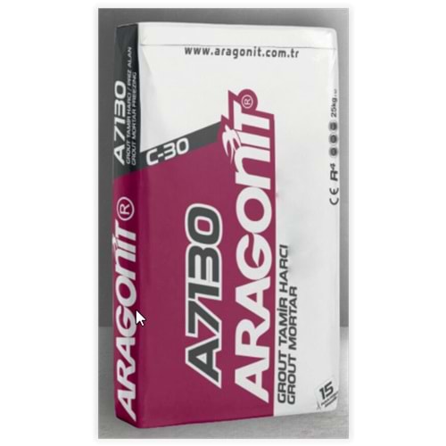 Aragonit Grout Harcı C30 25 kg