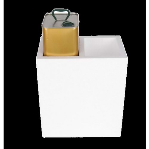 AZ020 - 2 ADET Teneke Koruma Straforu 2Lİ 5 LT (32.2x11.7x15 cm)