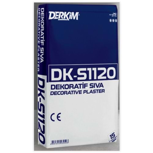 Aragonit Derkim Dekoratif Sıva 25 kg (Gri)