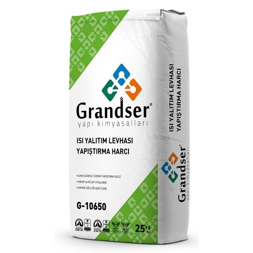 Grandser Isı Yalıtım Levhası Yapıştırma Harcı 25 kg