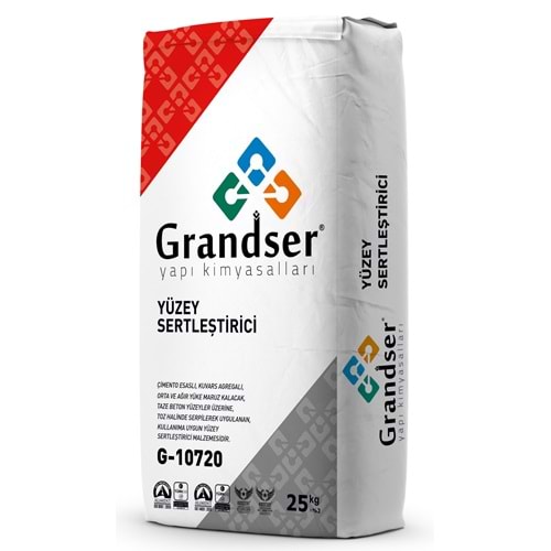 Grandser Yüzey Sertleştirici (Gri) 25 kg