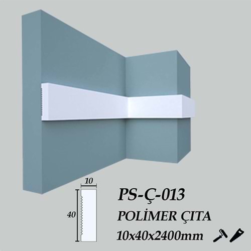 TYT Polimer Çıta PS-Ç-013 (12x40x2400 mm)