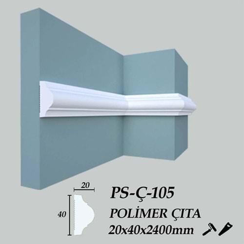 TYT Polimer Bordür PS-ÇB-105 (25x60x2400 mm)