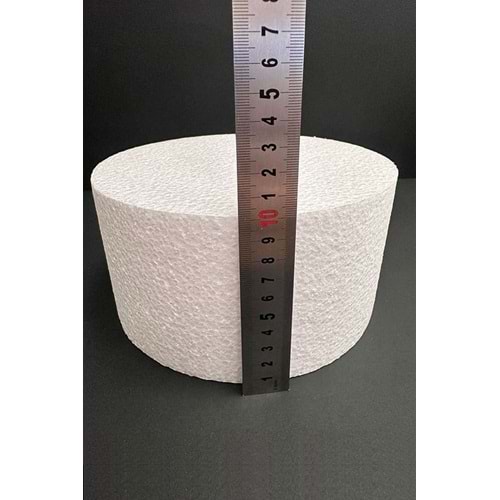 Strafor Tek Katlı Maket Pasta (30x10 cm) 100 Adet