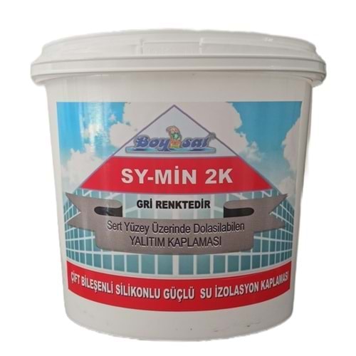 SY-MİN 2K Çimento + Silikonlu Su İzolasyon Boyası (8+5 kg)