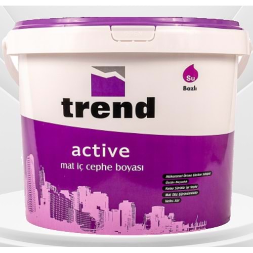 Trend Active Mat İç Cephe Plastik Boyası 20/1 (Beyaz)