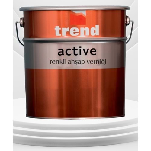 Trend Active Renkli Ahşap Vernik 1/4 (Koyu Meşe)