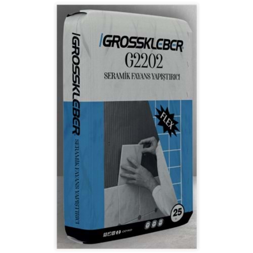 Aragonit Grosskleber Fayans Seramik Yapıştırıcı 25 kg (Gri)