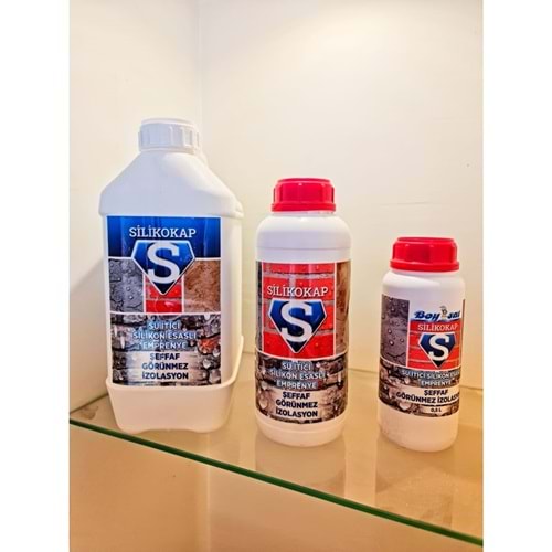 Silikokap Su İtici Silikon Esaslı Emprenye İzolasyon Malzemesi (0.5 Lt)