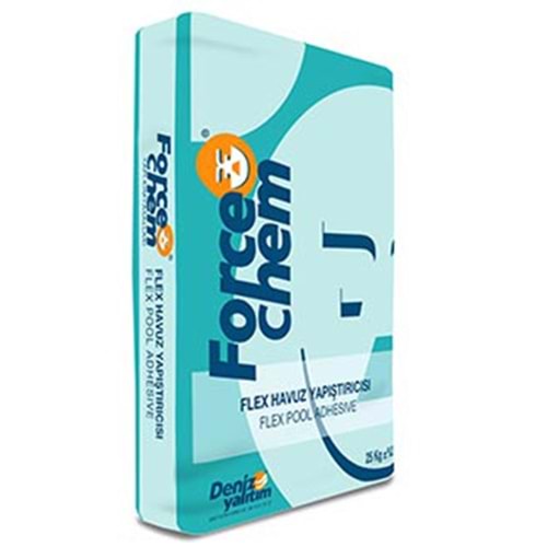 Forcechem Flex Havuz Yapıştırıcısı 25 kg (Gri) - C2TES1