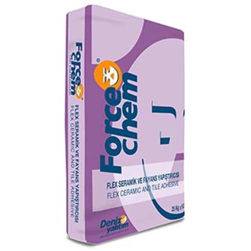 Forcechem Flex Seramik ve Fayans Yapıştırıcısı 25 kg (Gri) - C2E