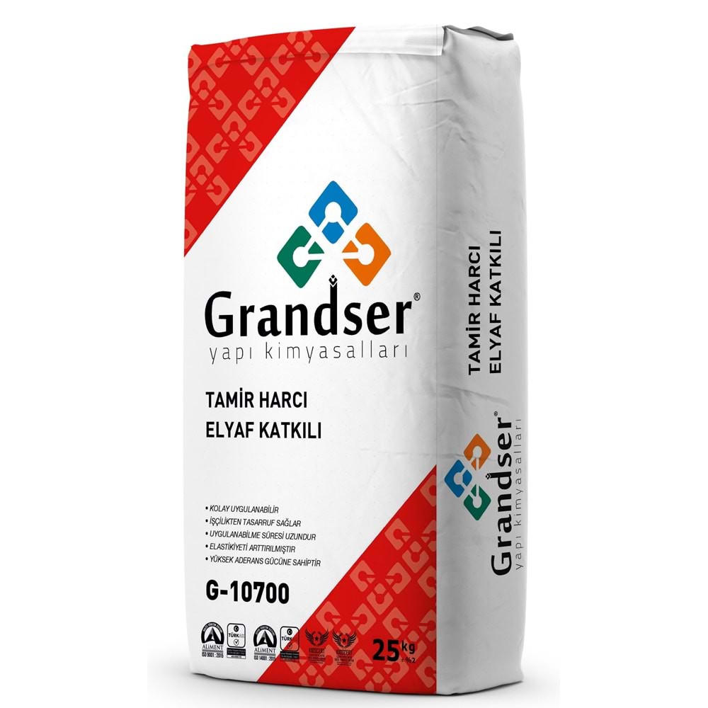 Grandser Tamir Harcı (Gri) 25 kg