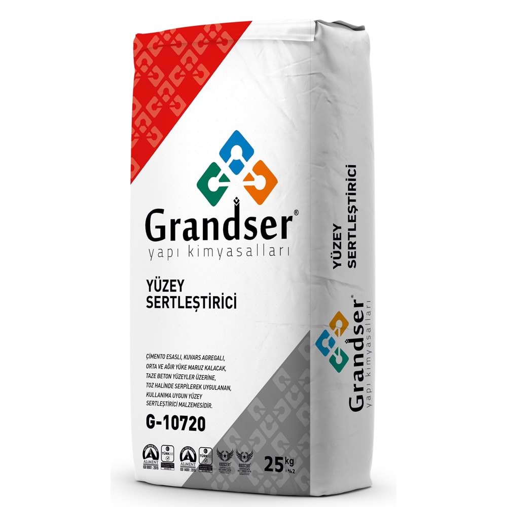 Grandser Yüzey Sertleştirici (Kırmızı) 25 kg