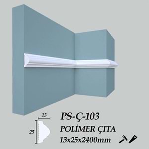 TYT Polimer Çıta PS-Ç-103 (13x25x2400 mm)